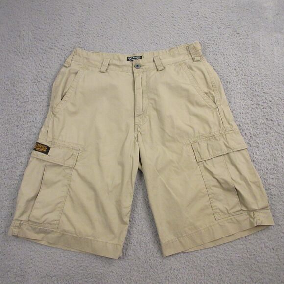 Ralph Lauren Polo Jeans Baggy Cargo Shorts size 32 Military Surplus‎ Y2K Skater - Picture 1 of 11